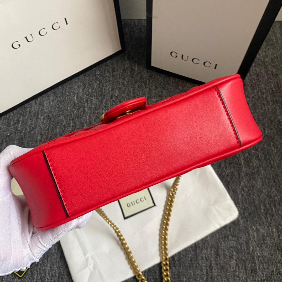 1984 - Marmont Shoulder Messenger Bag Red - GoatLV