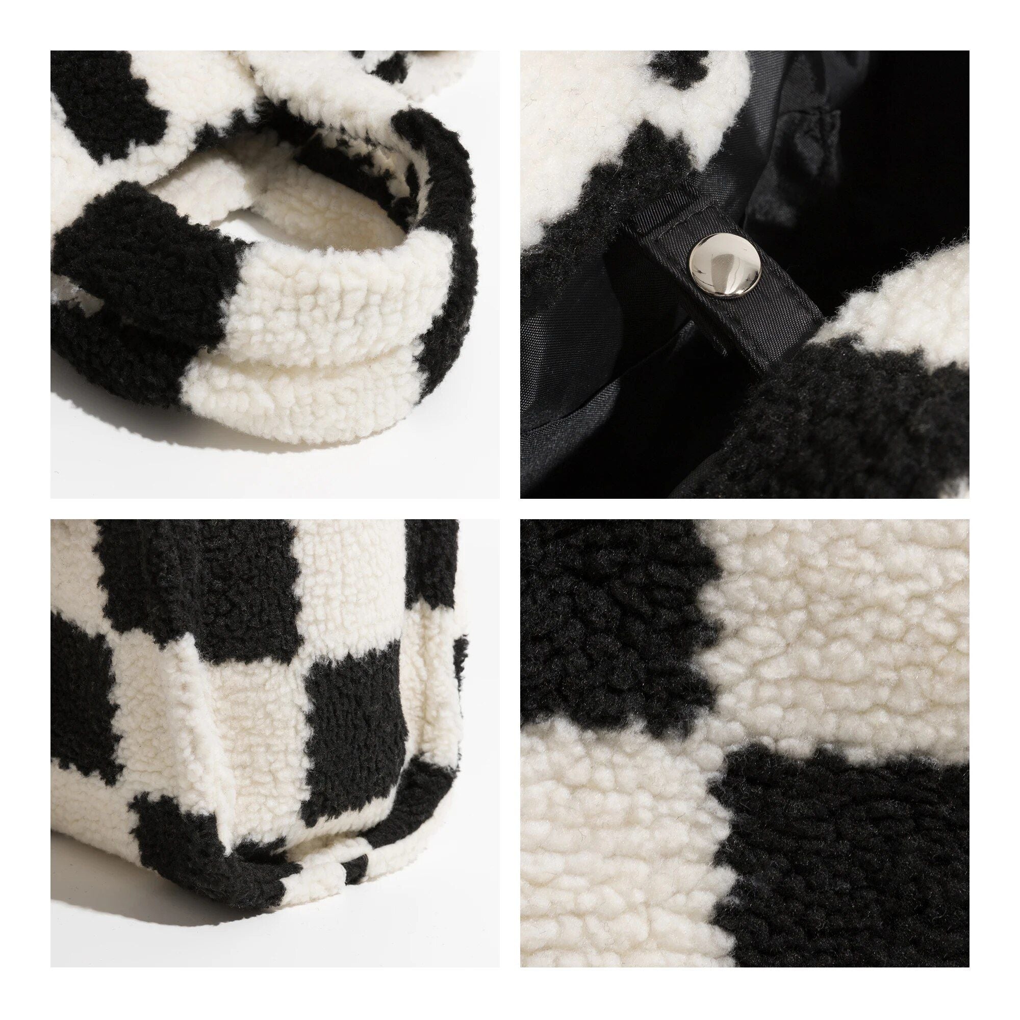 Soft, Spacious Faux Fur Tote Bag Trendha