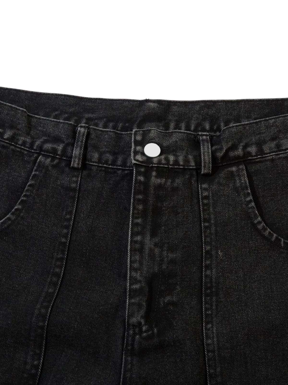 Grommet Design Multi-Pocket Cargo Jeans - Goatlv