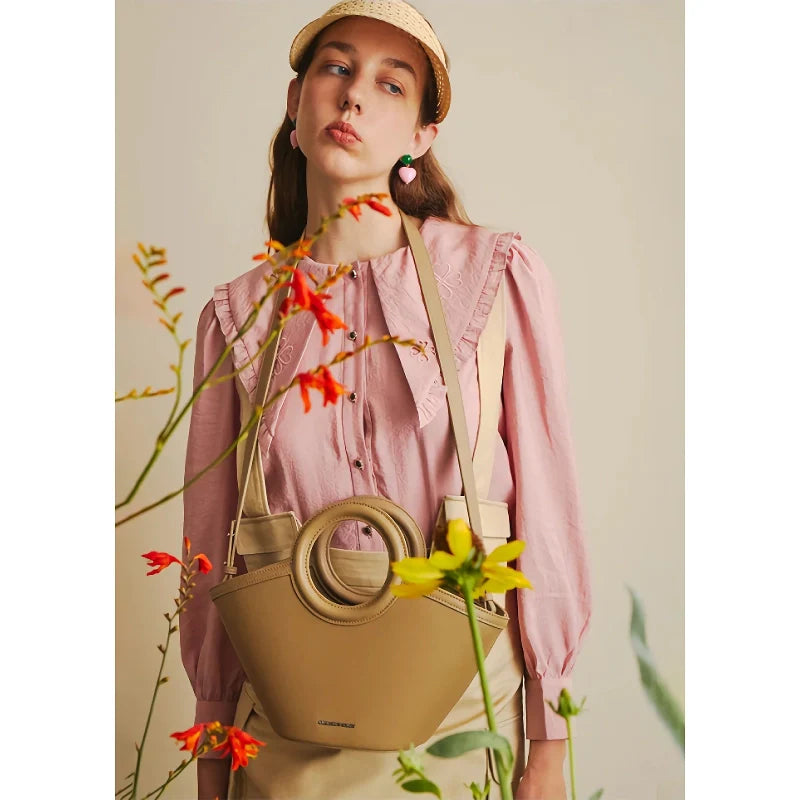Vintage Composite Leather Cross-Body Bag Nyzzle
