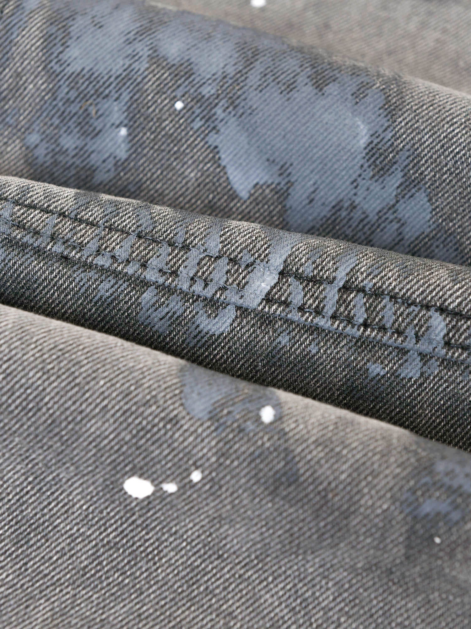 Goatlv High Street Hip Hop Distressed Washed Jeans - Goatlv
