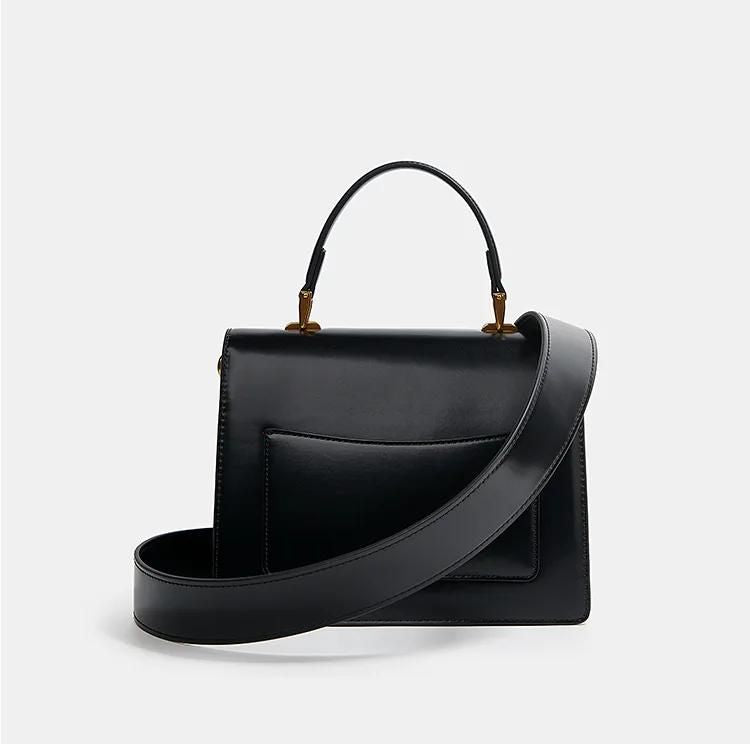 Elegant PU Leather Tote Bag Trendha