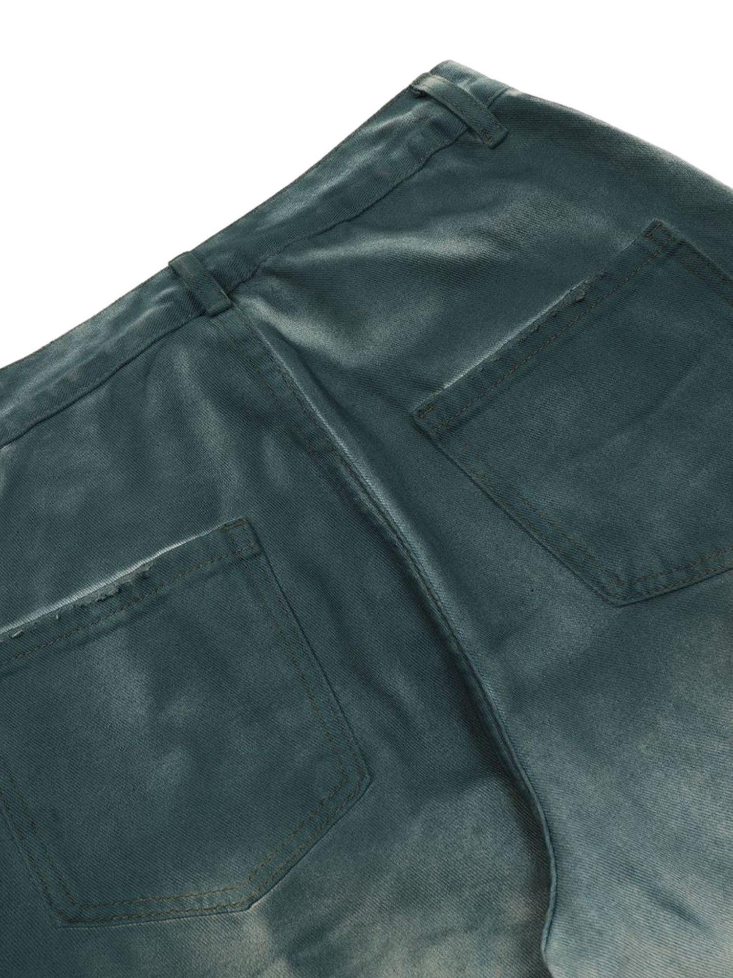 Goatlv Gradient Dip Dye Wash Multi-Pocket Cargo Jeans - 2276 - Goatlv