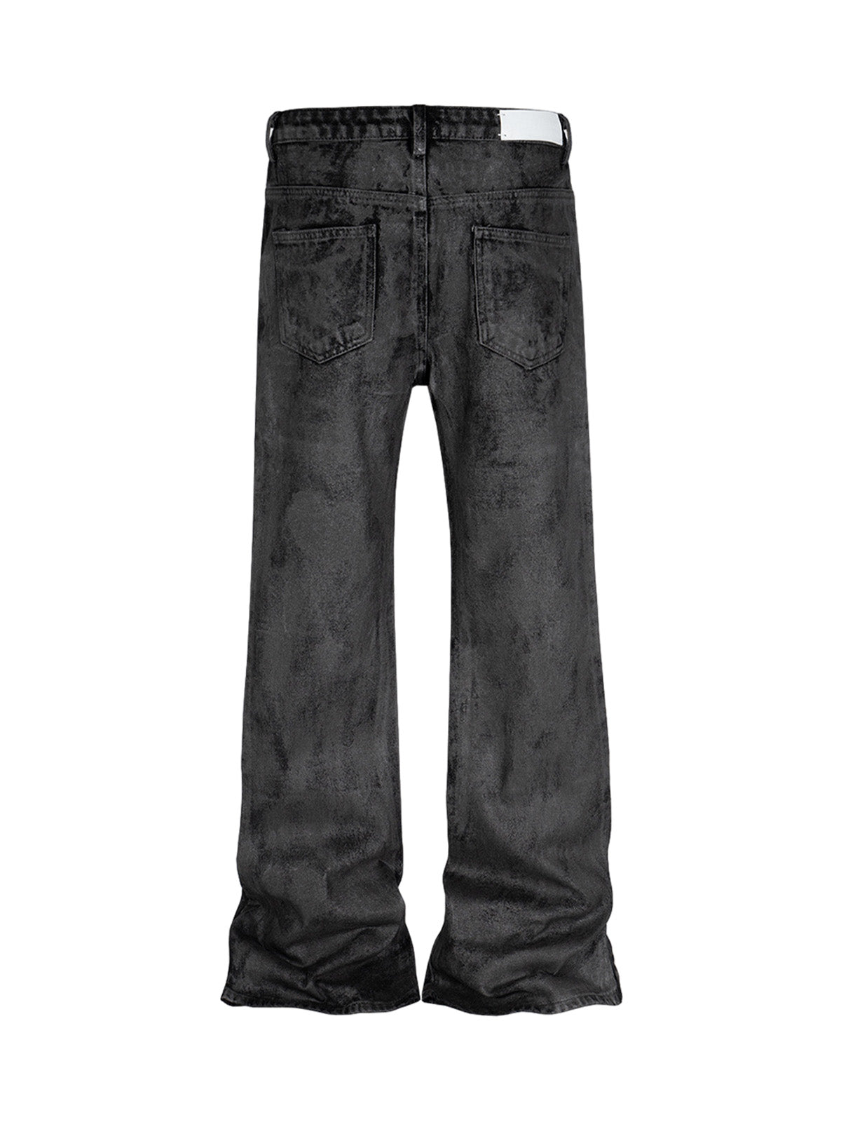 Retro Hand-Brushed Glitter Flare Jeans - Goatlv