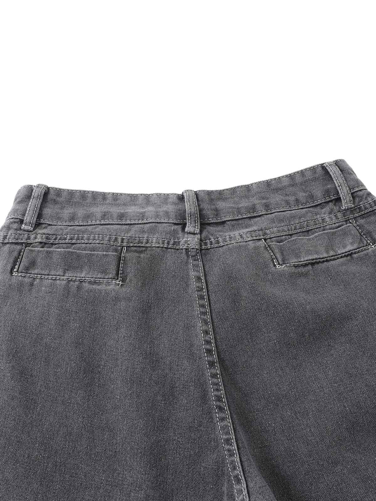 Washed Gradient Flared Jeans - Goatlv
