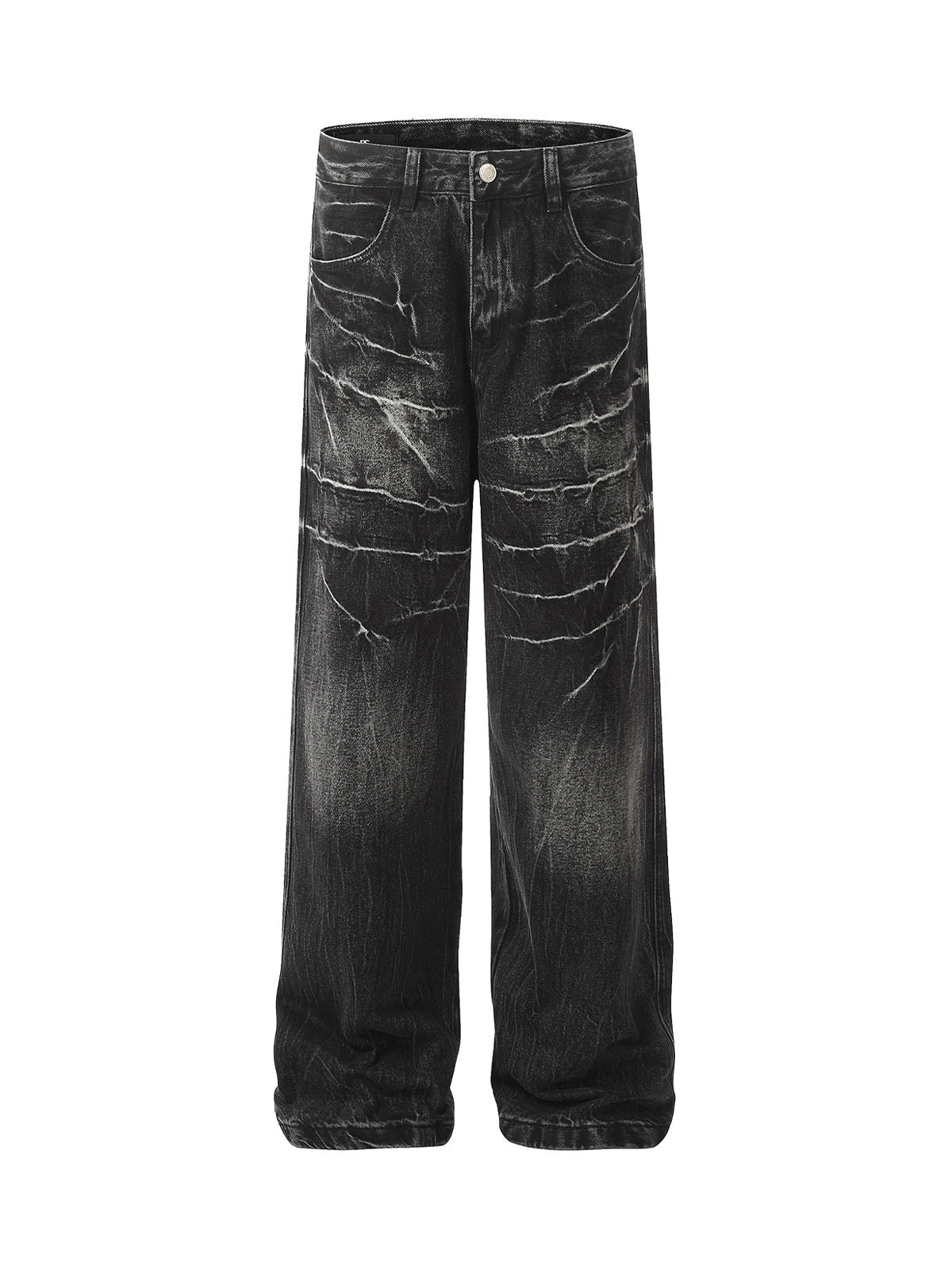 Retro Neutral Washed Straight Jeans - 2261 - Goatlv