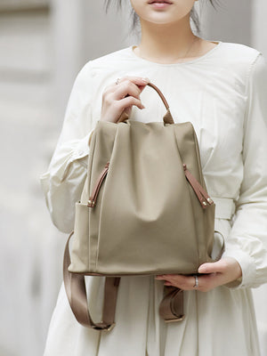 Large Capacity Genuine Leather Backpack for Women Trendha