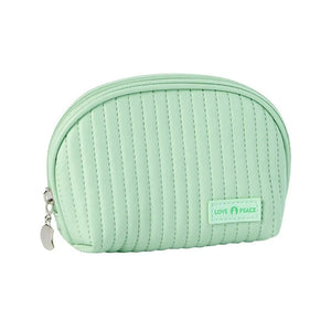 Compact Shell Cosmetic Bag for Women | Travel-Sized Makeup Pouch Nyzzle