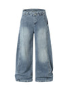 Retro Cleanfit Washed Baggy Jeans - Goatlv