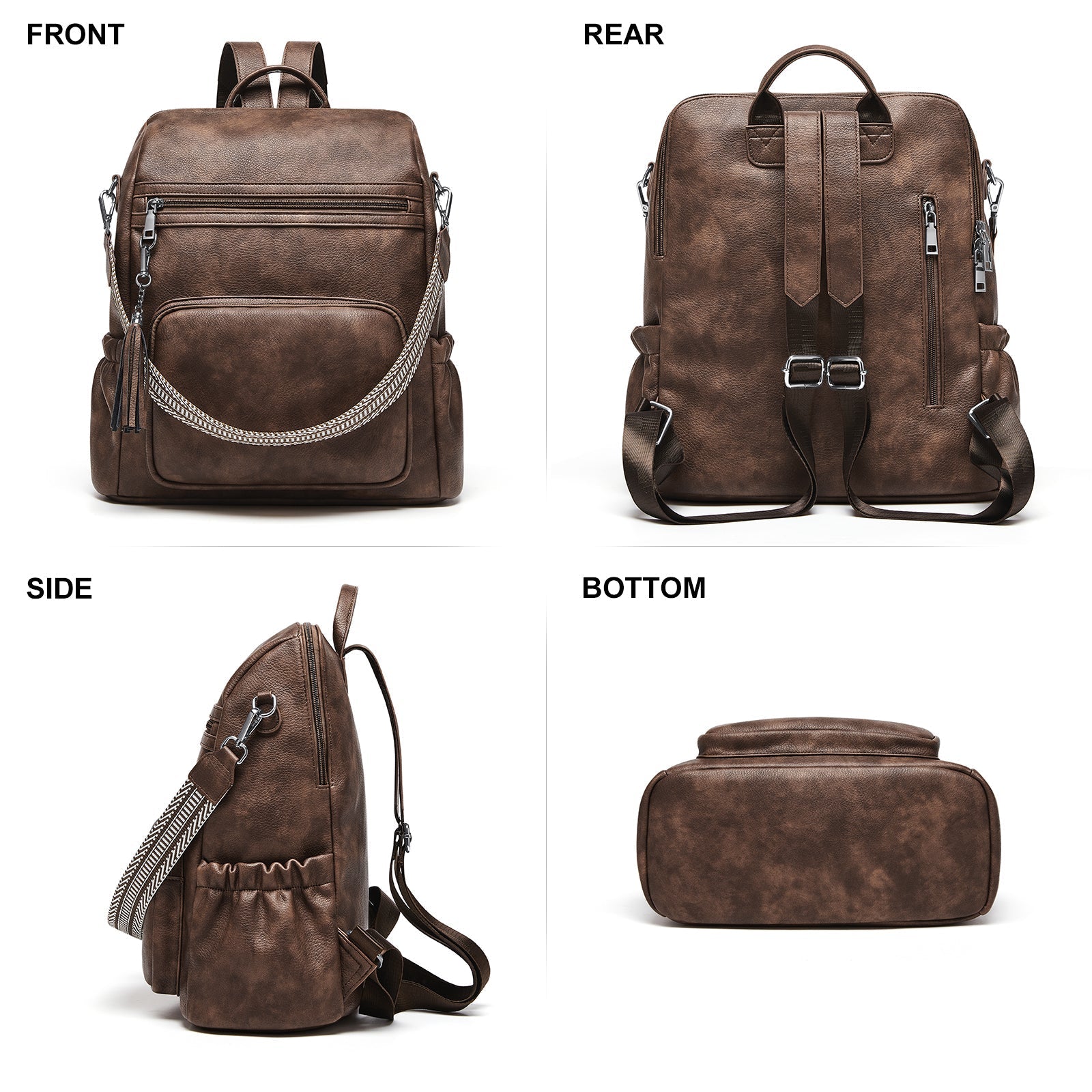 Retro Fashion Women's Casual Laptop Backpack Trendha