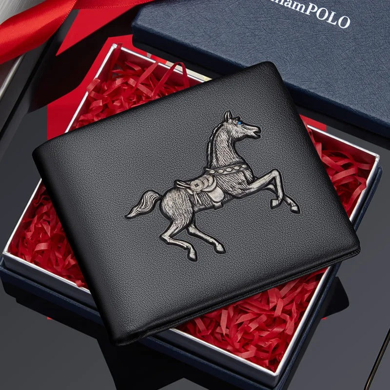Luxury Leather Wallet with ID Card Holder Trendha