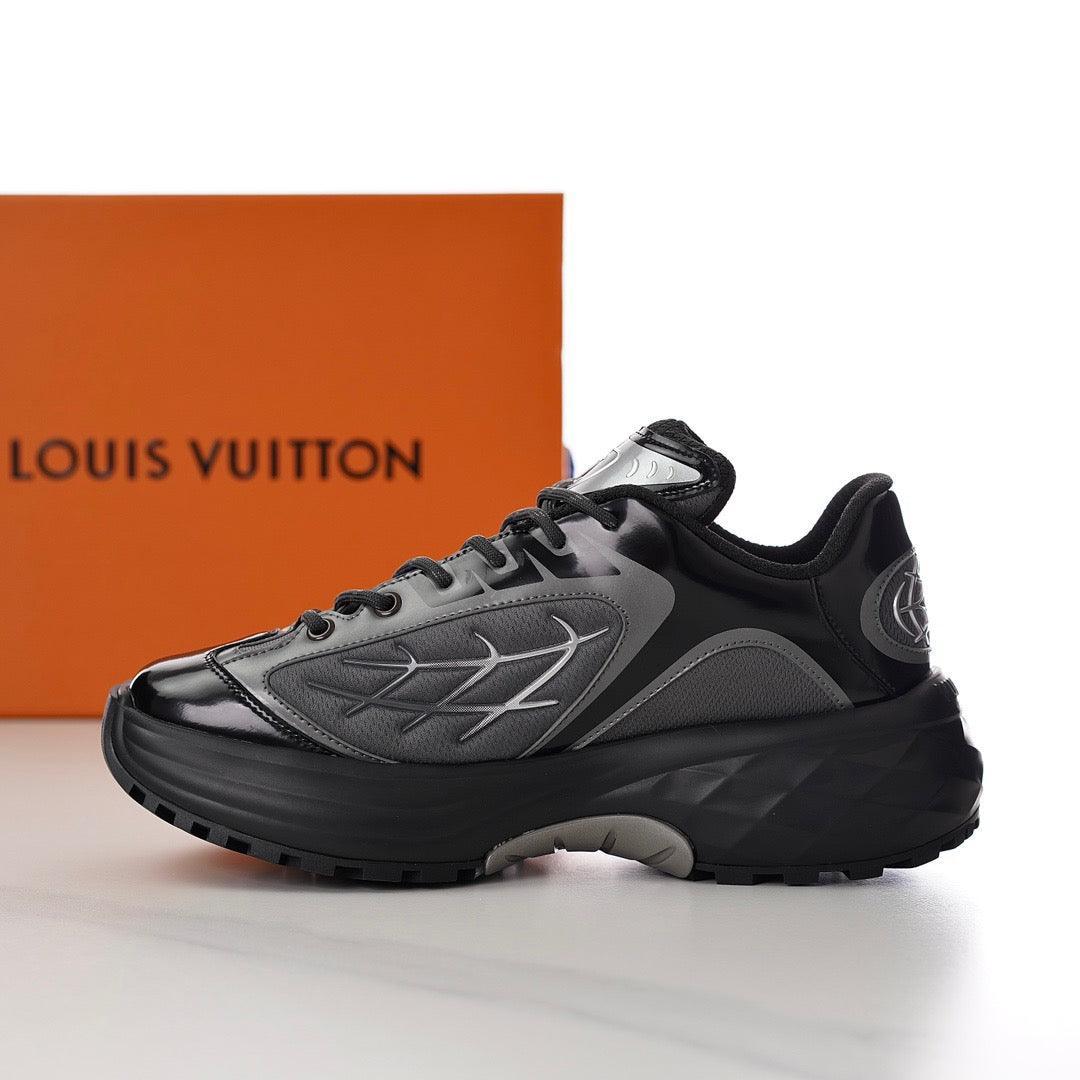 LUV Discovery Lace Up Black Sneakers-102 Designer Sneakers