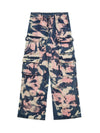 Goatlv Tie-dye Waste Style Camouflage Cargo Jeans - Goatlv