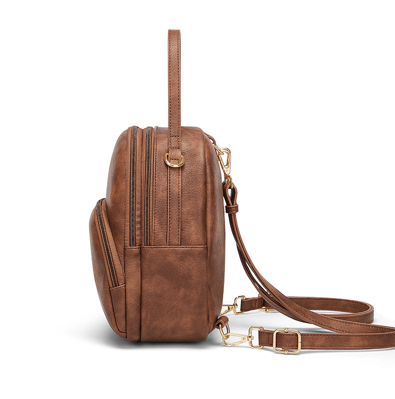 Stylish Women's Leather Backpack - Perfect for School, Travel, and Everyday Use Trendha
