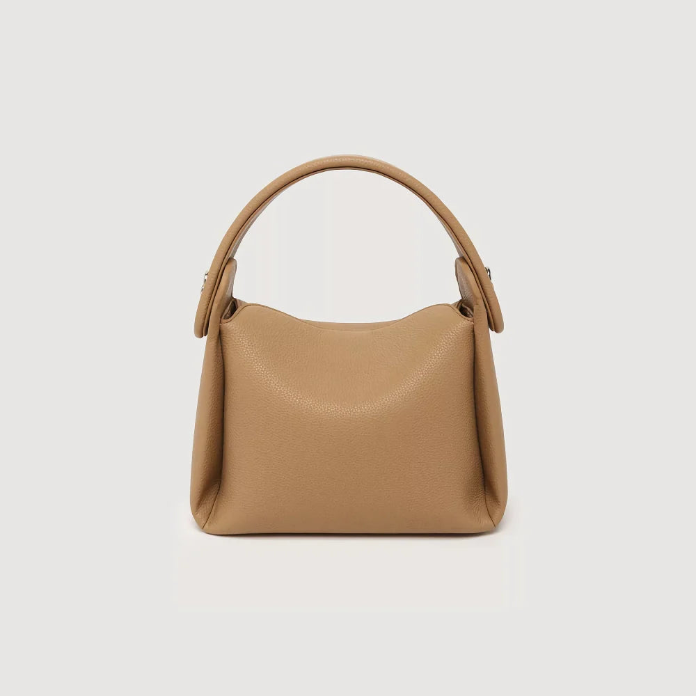 Soft Split Leather Travel Tote Trendha