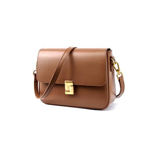 Luxury Genuine Leather Crossbody Small Square Handbag Trendha