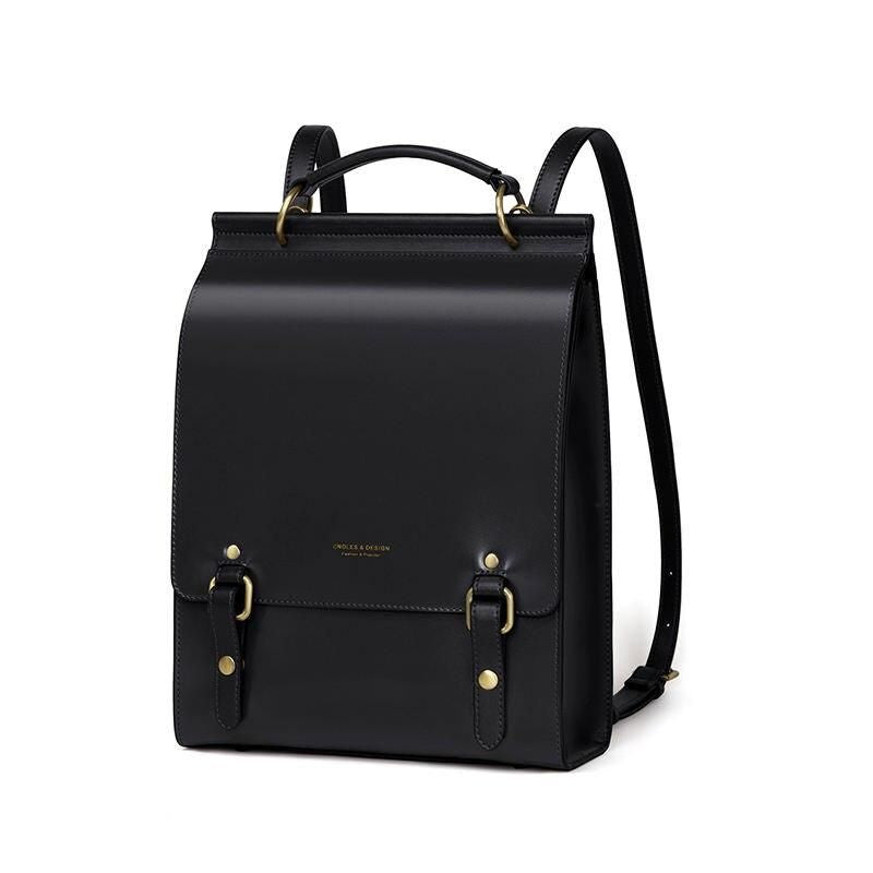 Vintage Leather Backpack for Women: Versatile, Stylish School and Travel Bag Trendha