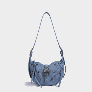 Pink Punk Luxury Leather Sling Crossbody Daypack Trendha