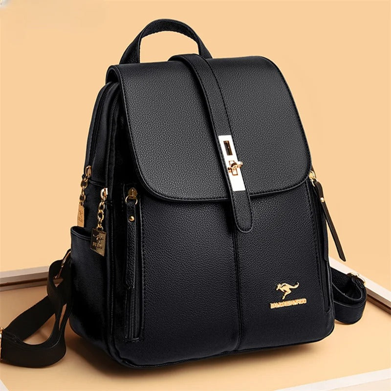 Vintage Leather Backpack Purse Trendha