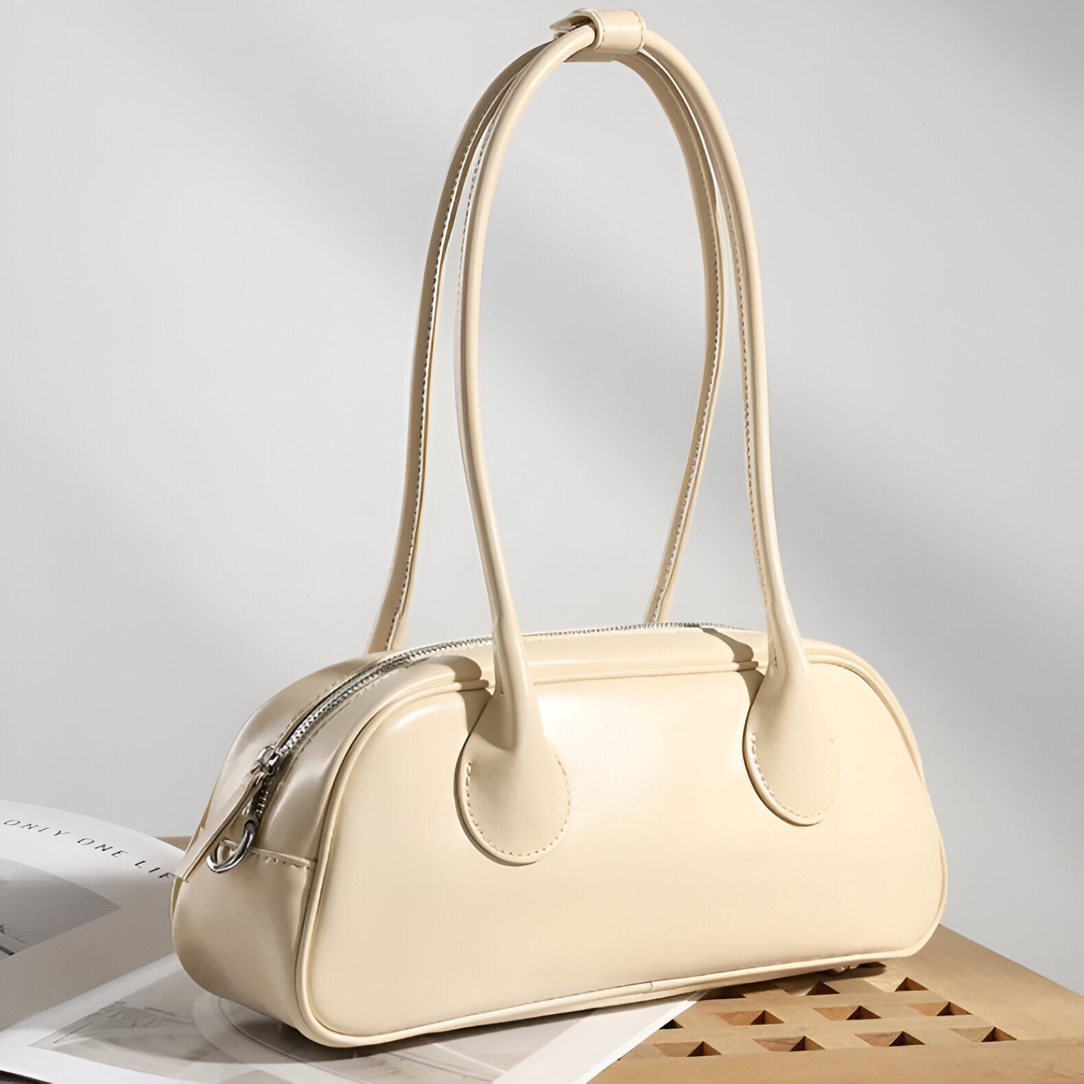 Vintage Genuine Leather Shoulder Bag for Women - High Quality Korean Style Trendha