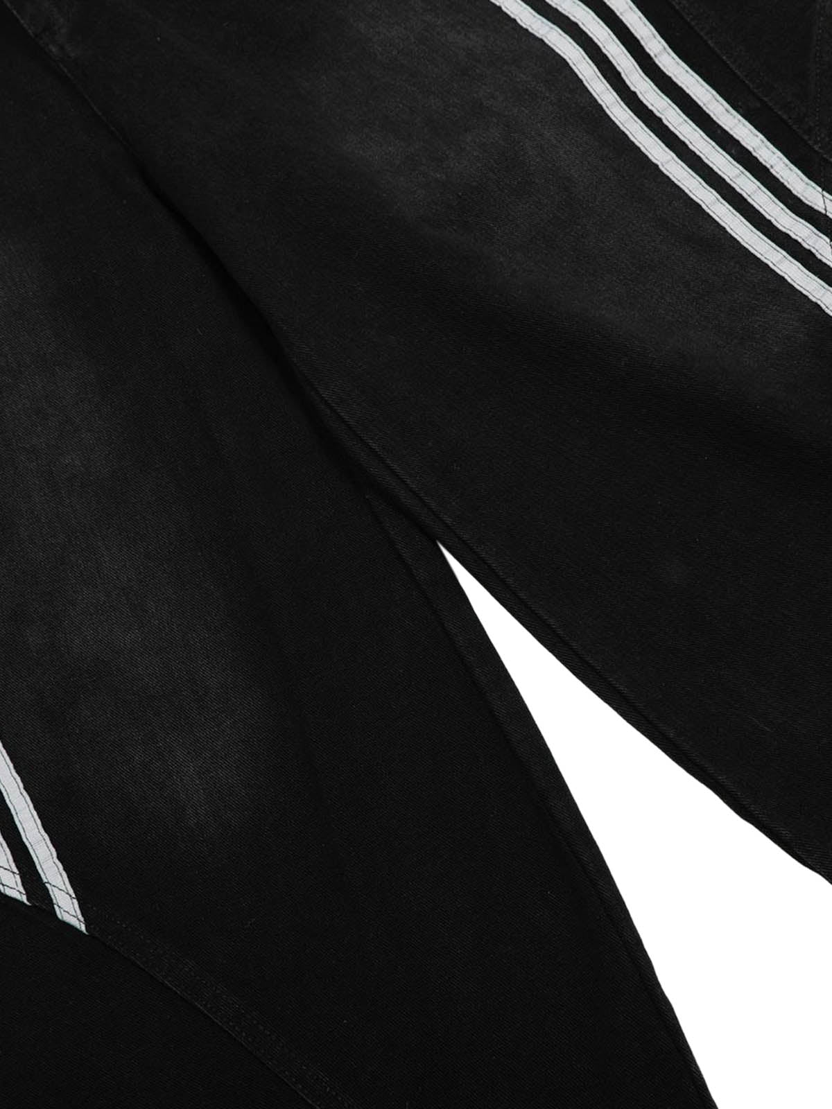 Striped Stitching Barrel Jeans - Goatlv