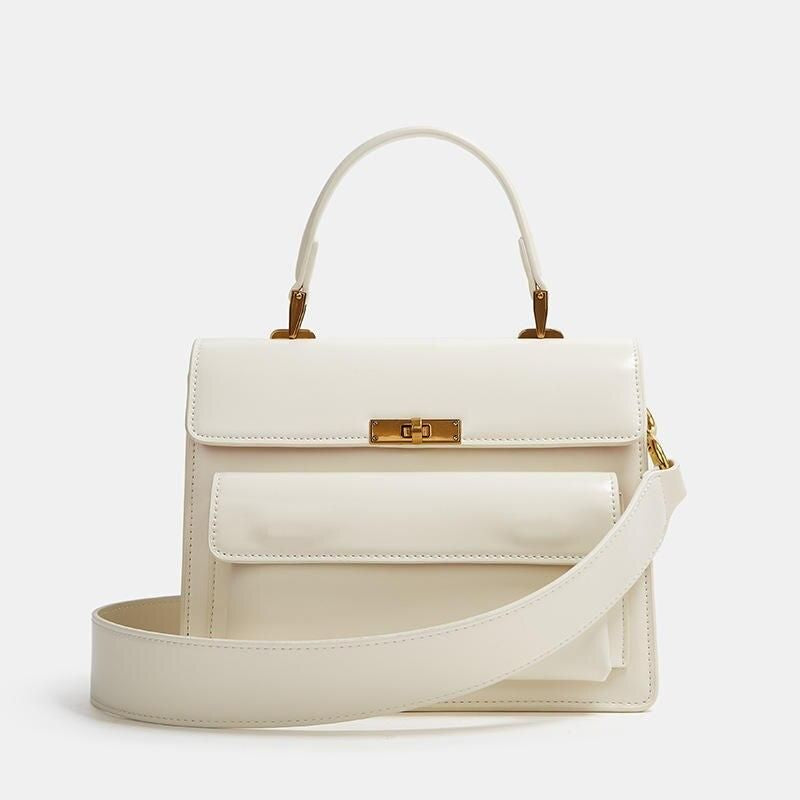 Elegant PU Leather Tote Bag Trendha