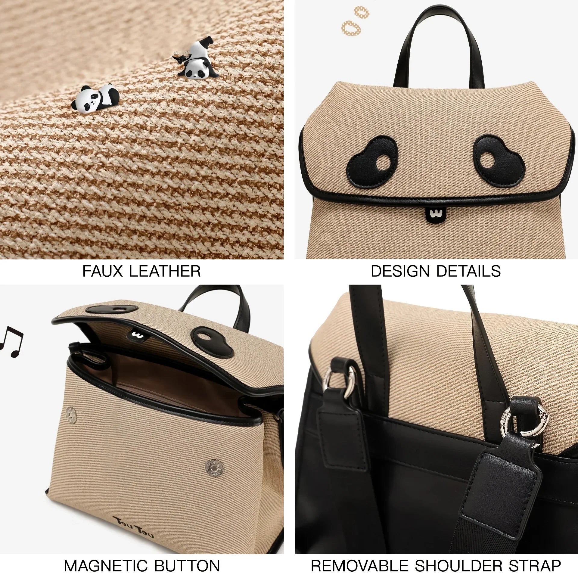 Elegant Women's Vintage Shoulder Bag with Adjustable Strap Trendha