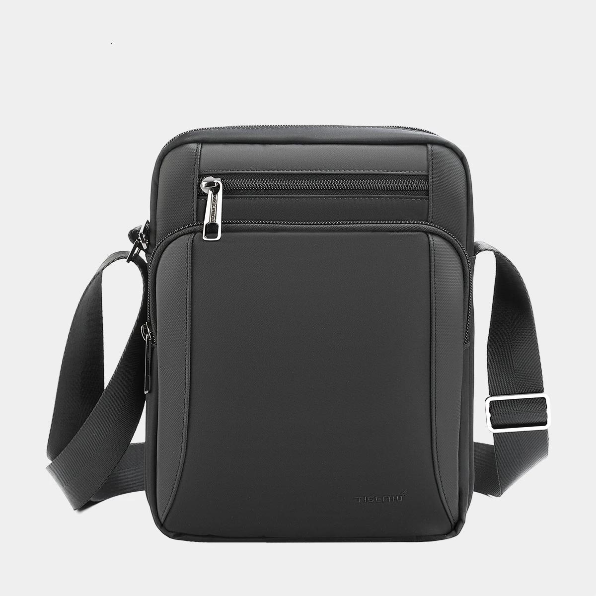 Waterproof Men’s Crossbody Bag with Shockproof iPad Pocket for 9.7" Tablet Trendha