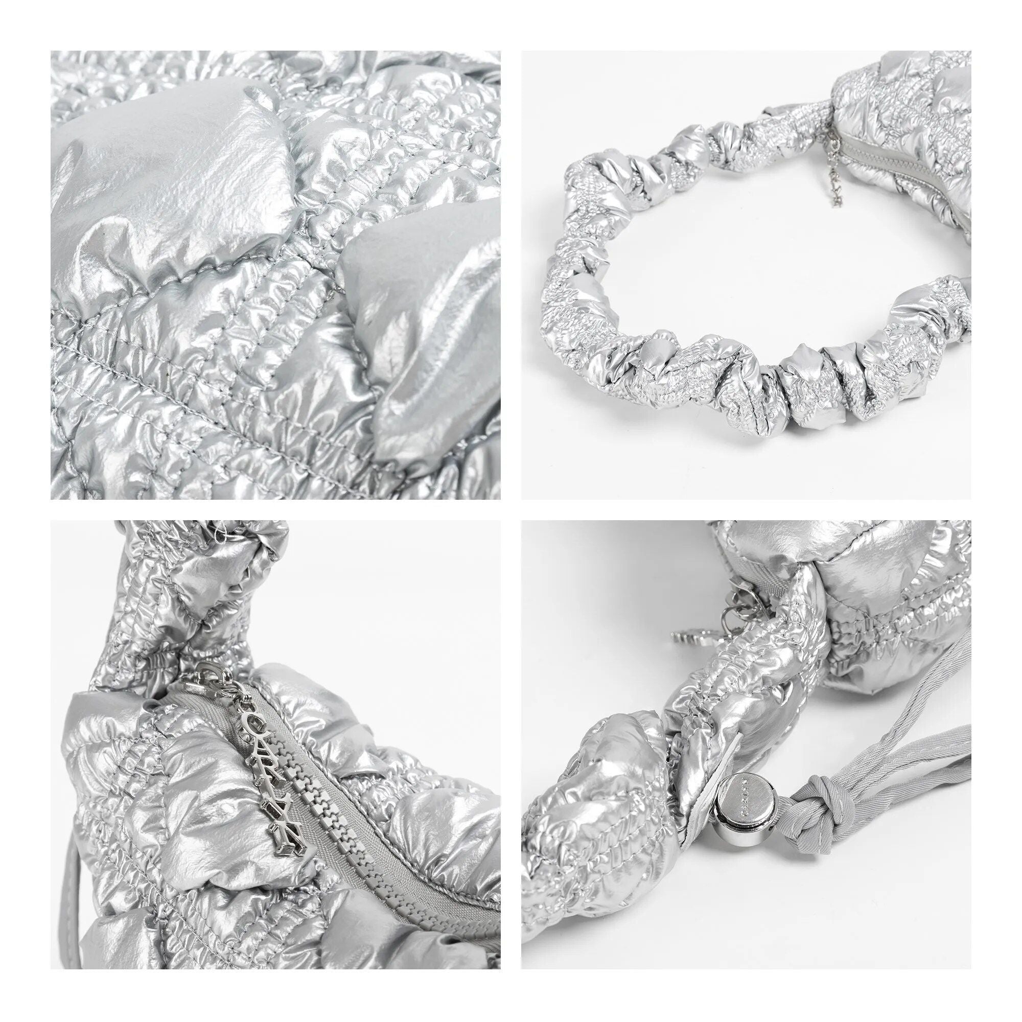 Fashion Silver Crossbody Shoulder Bag Trendha