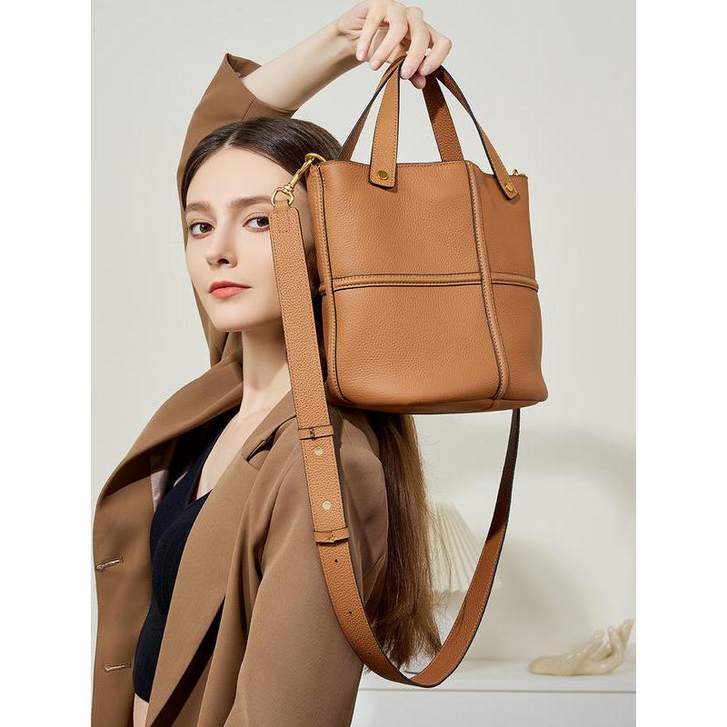 Elegant Genuine Leather Tote Bag Trendha