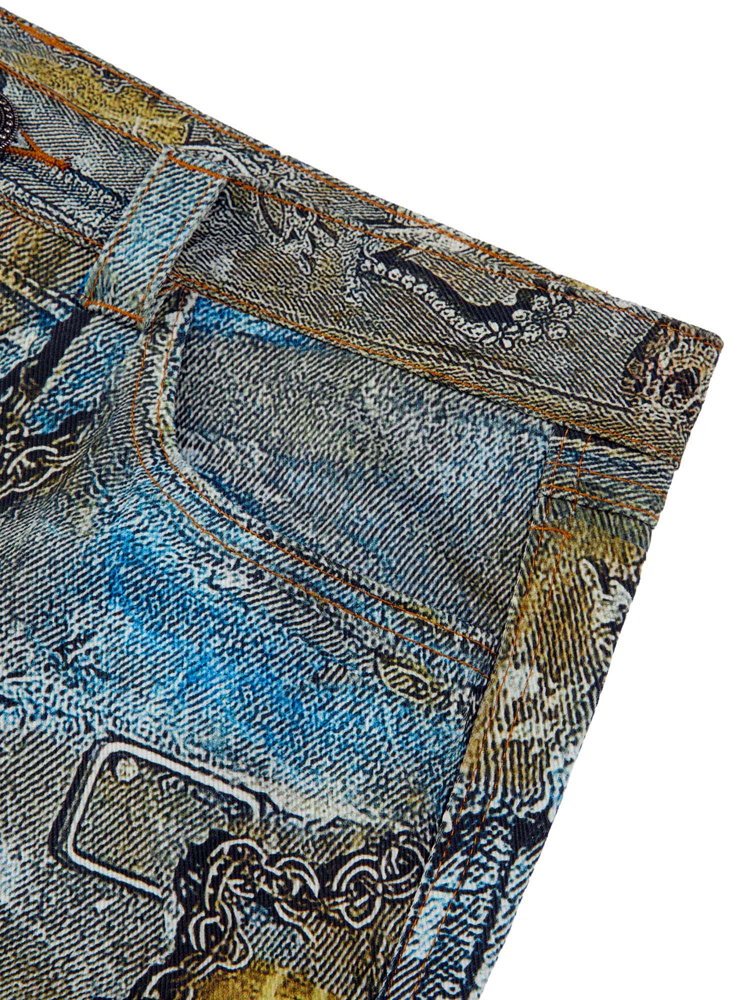 Goatlv Graffiti BORO Destruction Chain Jeans - 2110 - Goatlv