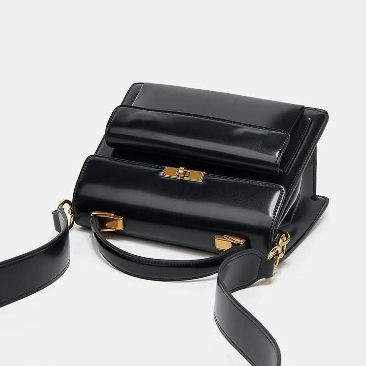 Elegant PU Leather Tote Bag Trendha