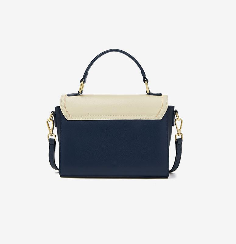 Elegant Women's Split Leather Flap Shoulder Bag Trendha