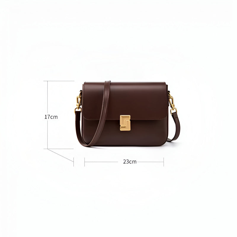 Luxury Genuine Leather Crossbody Small Square Handbag Trendha