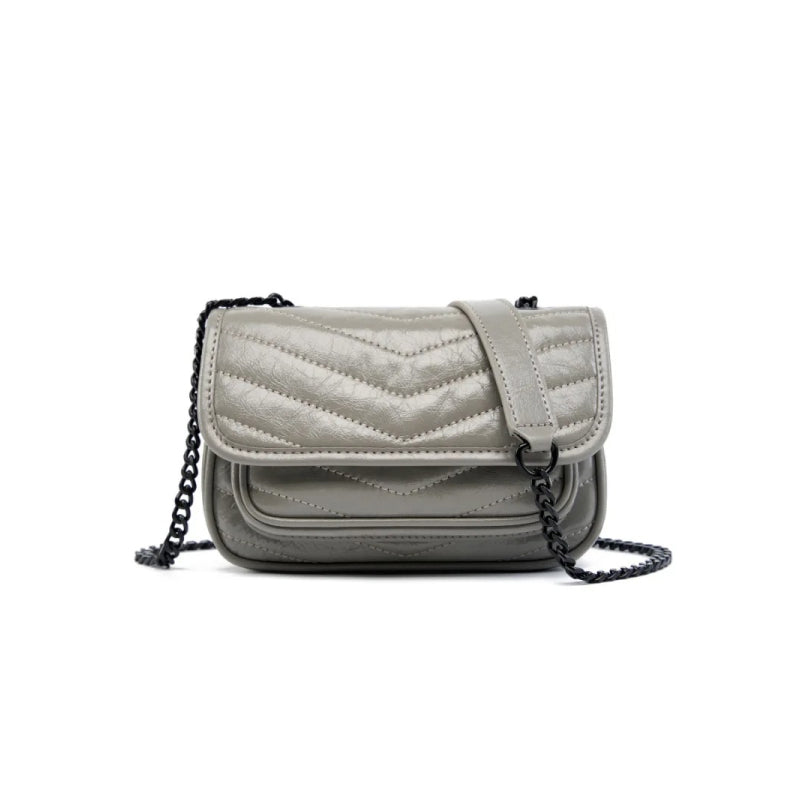 Genuine Leather Small Square Shoulder Bag Trendha