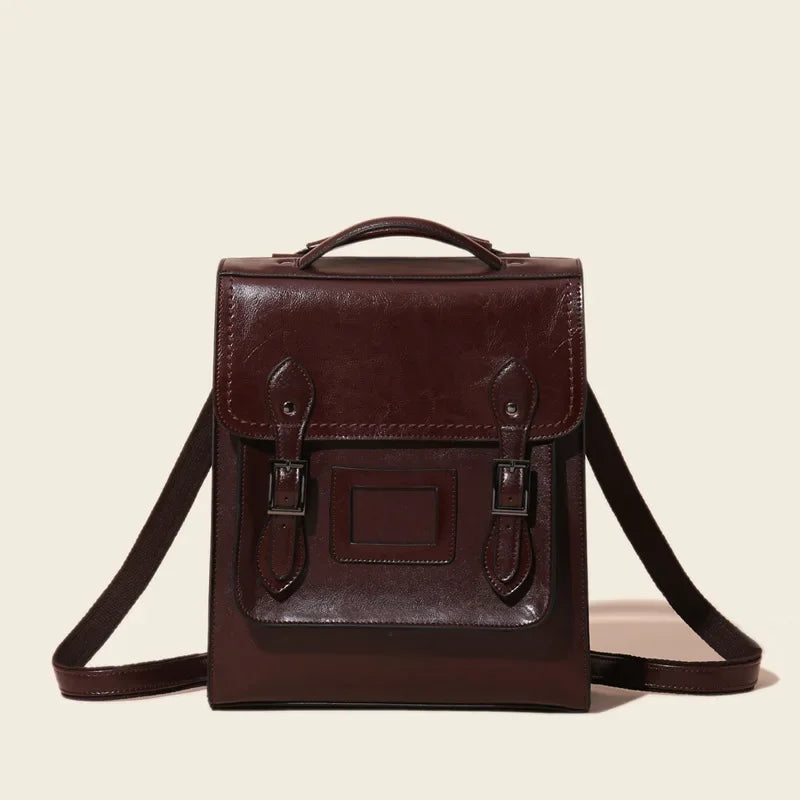 Vintage Genuine Leather Backpack Trendha