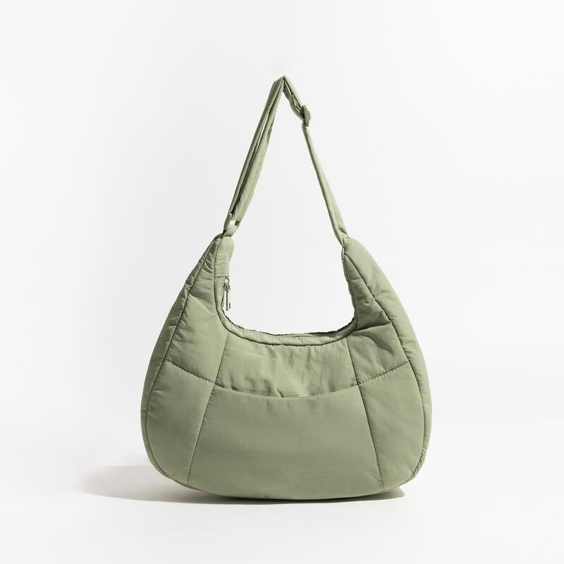 Chic Half Moon Puffer Shoulder Bag Trendha