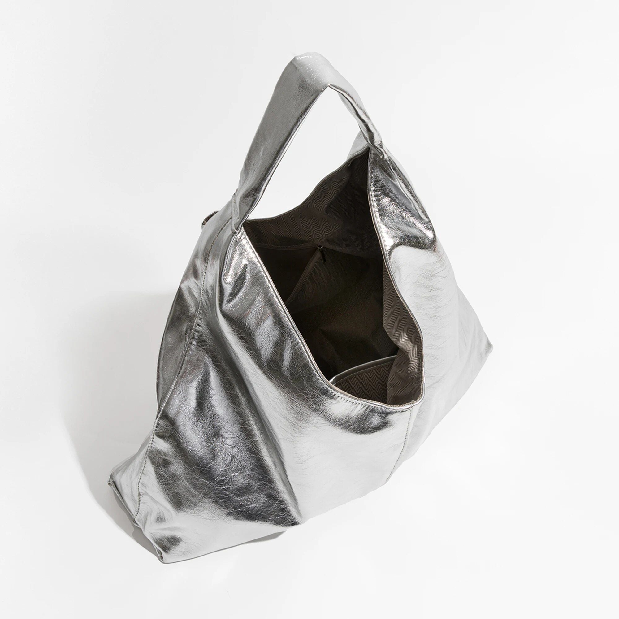 Stylish Vegan Leather Crossbody Tote Trendha