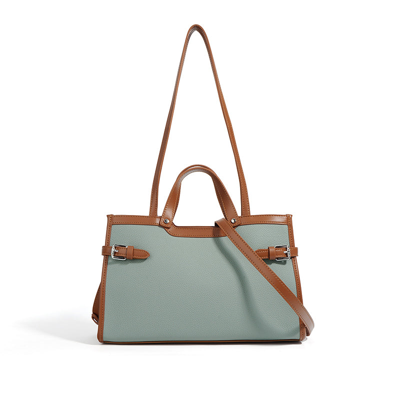 Vintage Cowhide Leather Tote Trendha