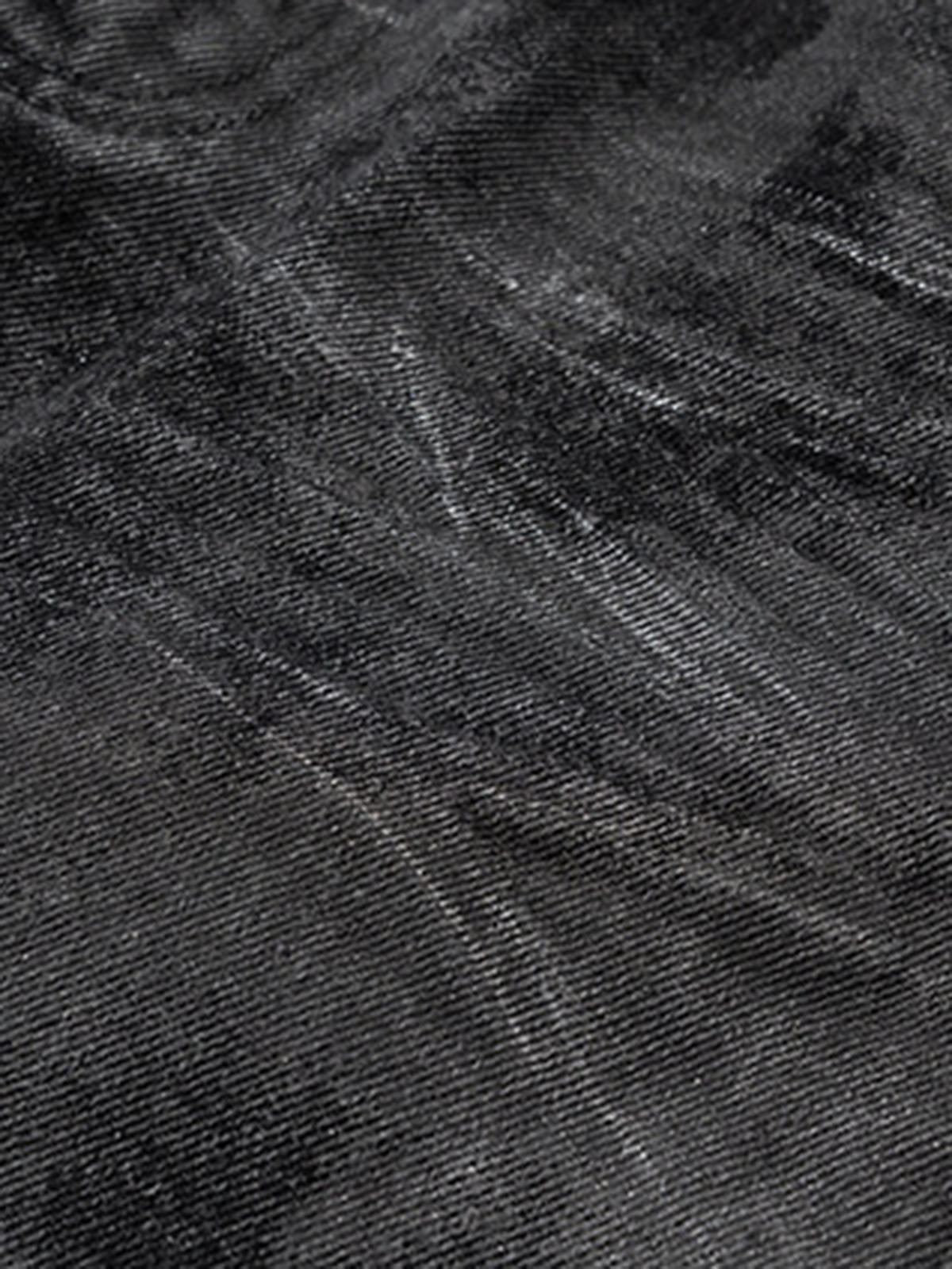 Retro Hand-Brushed Glitter Flare Jeans - Goatlv