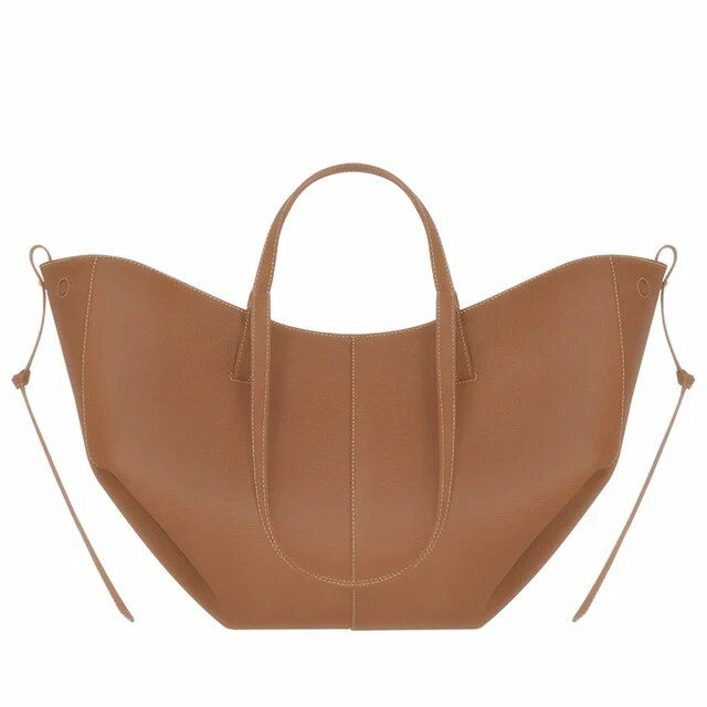 Elegant Large Leather Shoulder Bag Trendha