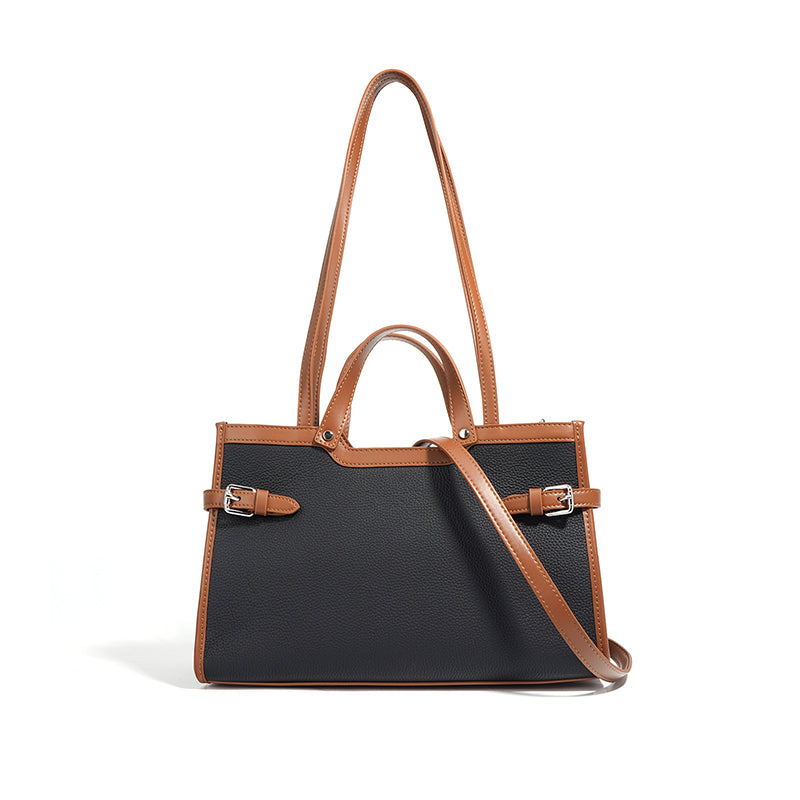 Vintage Cowhide Leather Tote Trendha