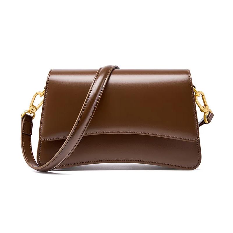 Genuine Leather Vintage Shoulder Bag for Women – High-Quality Underarm Handbag Trendha