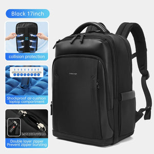 Durable Business Laptop Backpack with Double-Layer Zipper Trendha