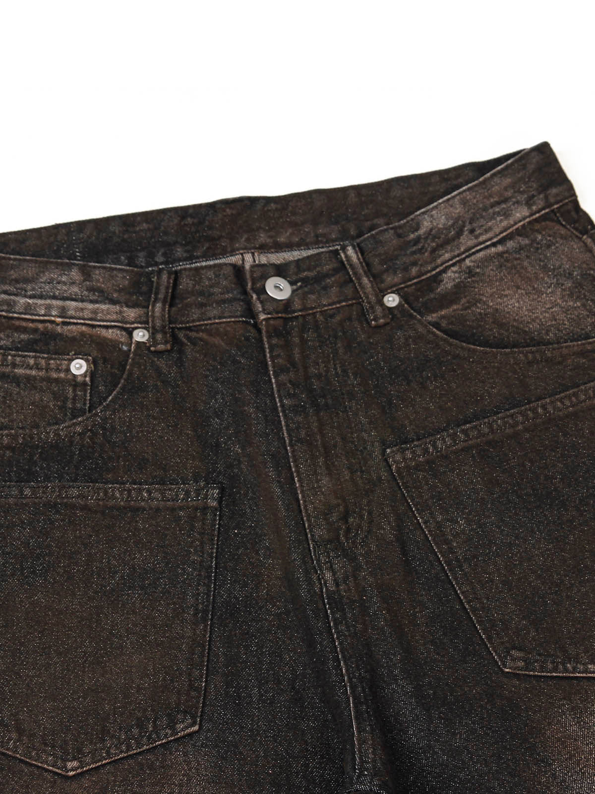 Goatlv Washed Ripped Baggy Jeans - Goatlv