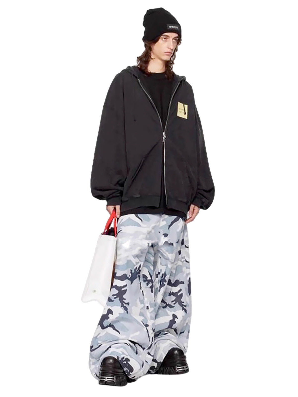 Street Retro Camouflage Baggy Jeans - 2395 - Goatlv