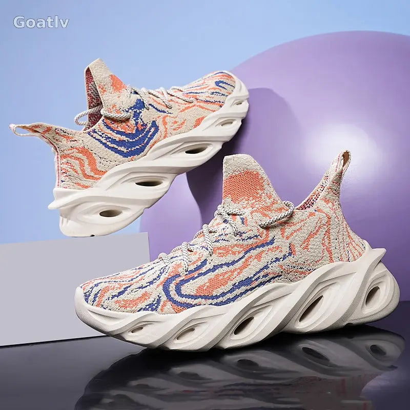 Arctic Flame T4 Sneakers - Goatlv