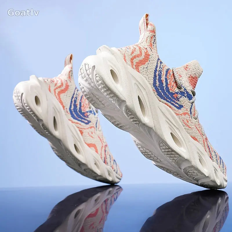 Arctic Flame T4 Sneakers - Goatlv
