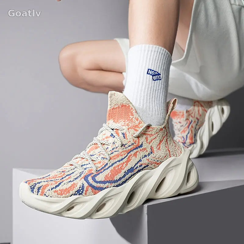 Arctic Flame T4 Sneakers - Goatlv