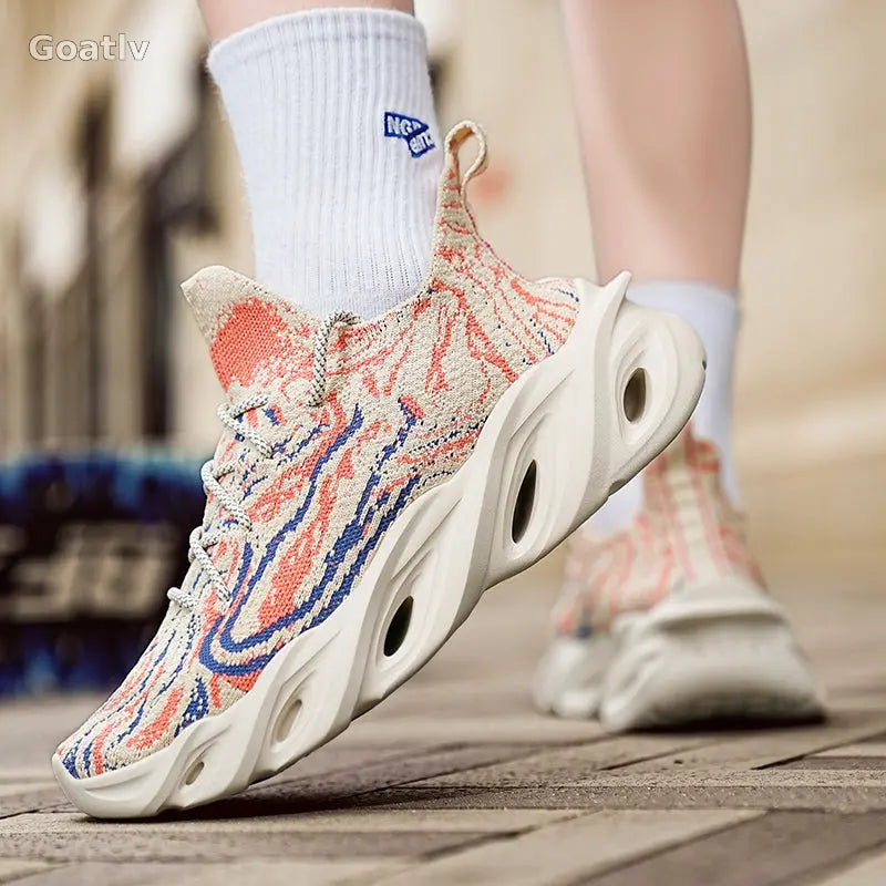 Arctic Flame T4 Sneakers - Goatlv